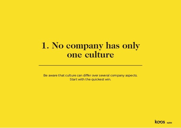 company culture service design