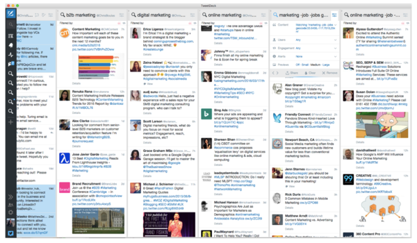 Tweet Deck - narzedzie do zarządzania kontami na Twitter
