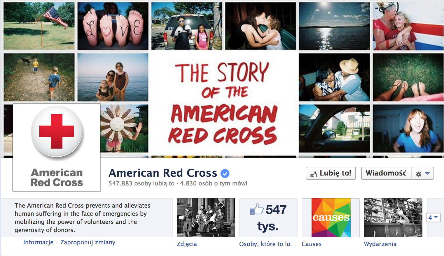 American Red Cross fanpage