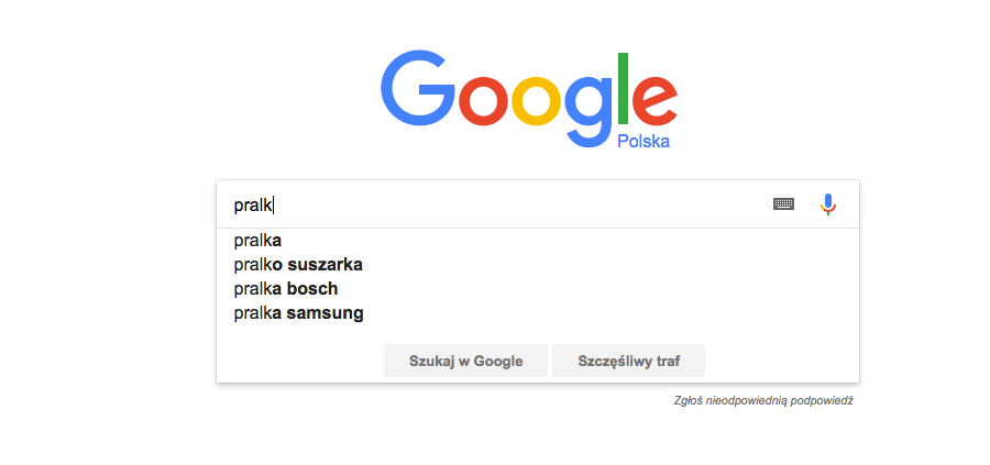 Wyszukania Google