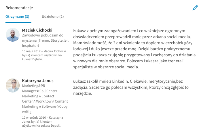 Jak napisać rekomendację na LinkedIn? Jak napisać rekomendację na LinkedIn?