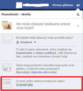 Prywatność na Facebooku Prywatność na Facebooku