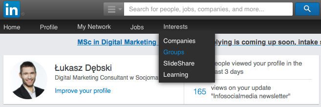 Jak utworzyć grupę na LinkedIn Jak utworzyć grupę na LinkedIn