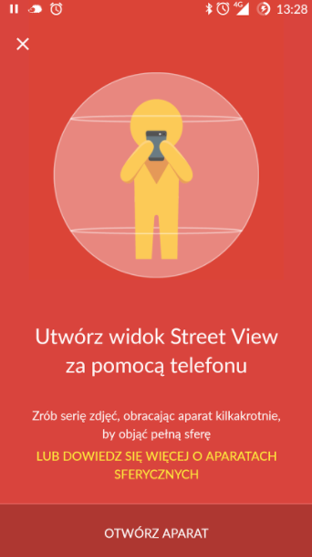 Aplikacja Street View jak robić zdjęcia sferyczne
