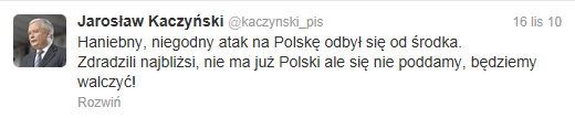?Jarosław Kaczyński na Twitterze