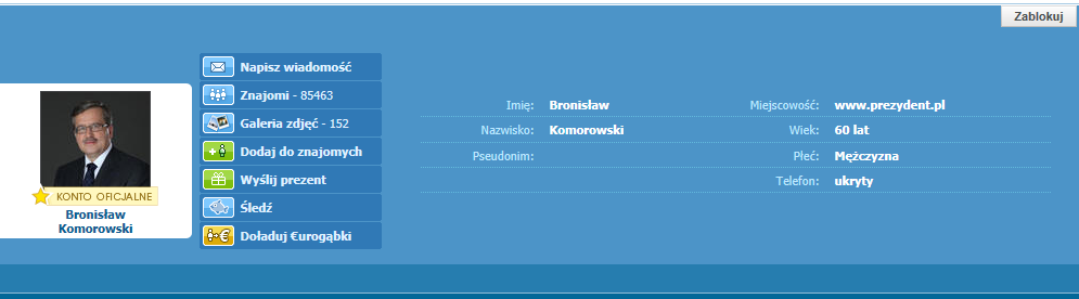 Bronisław Komorowski na nk.pl