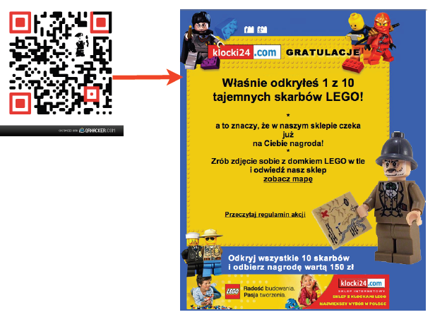 Kod QR Lego