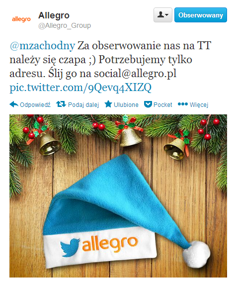 Allegro na Twitterze