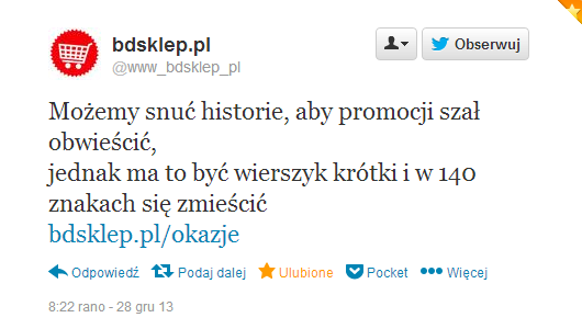 bdsklep.pl na Twitterze