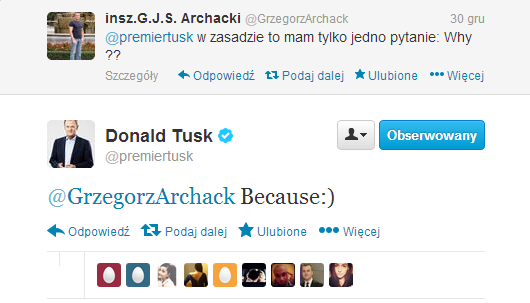 Donald Tusk na Twitterze